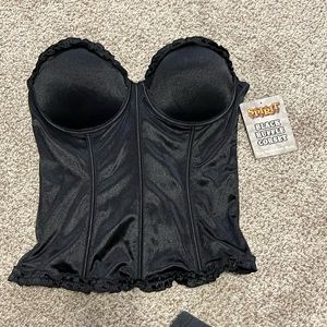 Spirit Halloween Black Corset - NEVER WORN! Size large